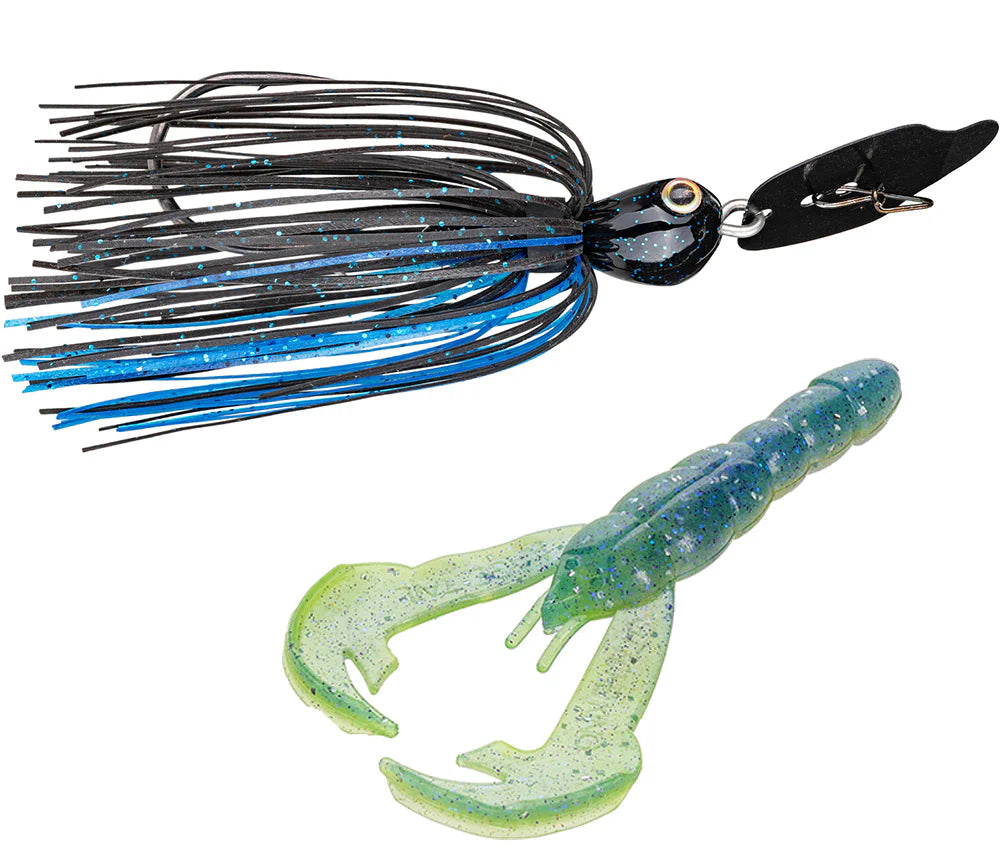 Strike King Thunder Cricket Rage Craw Bladed Jig Combo