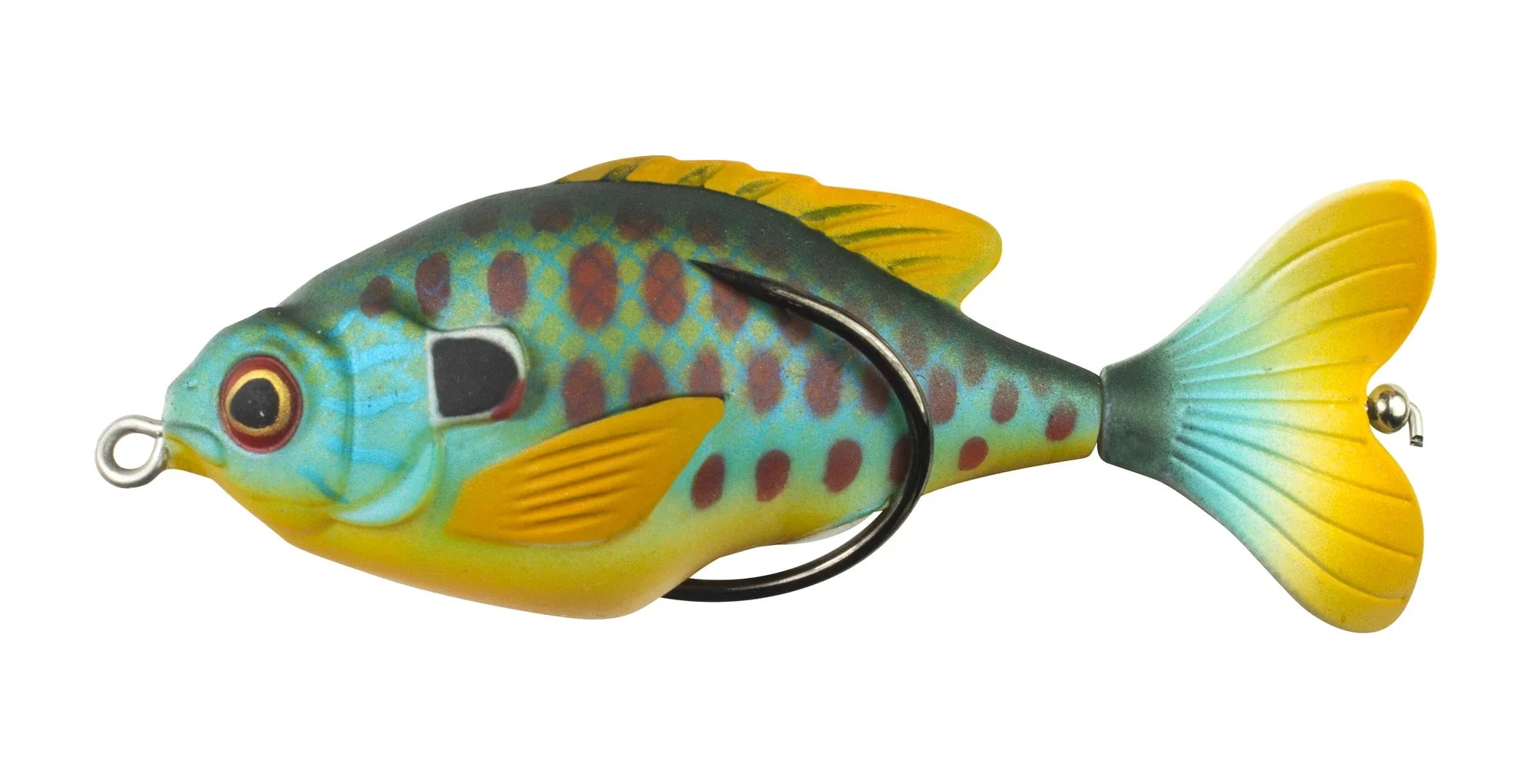 Lunkerhunt Propfish Sunfish 3 1 4 inch Hollow Topwater Prop Lure