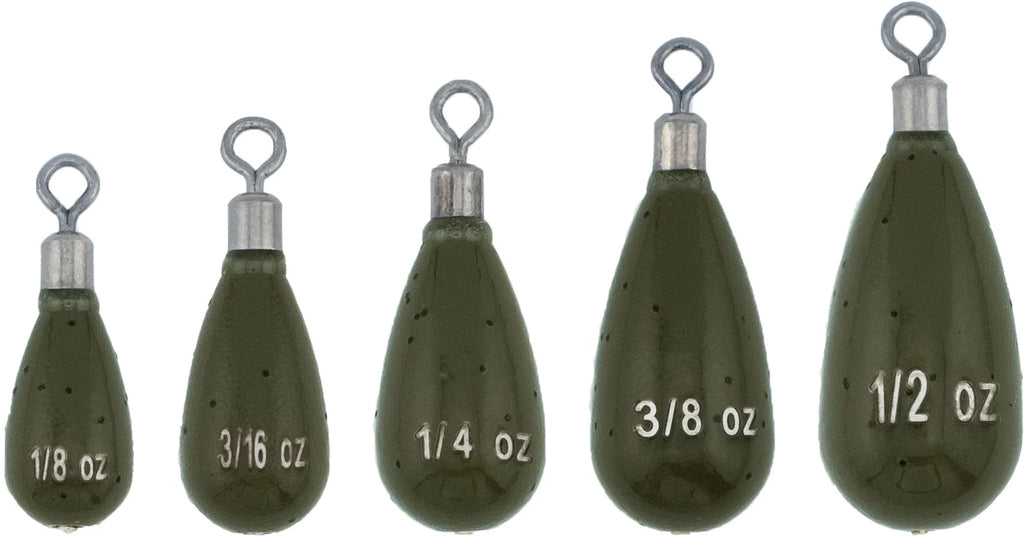 Departure Outdoors Tungsten Free Rig Weights 5 Pack