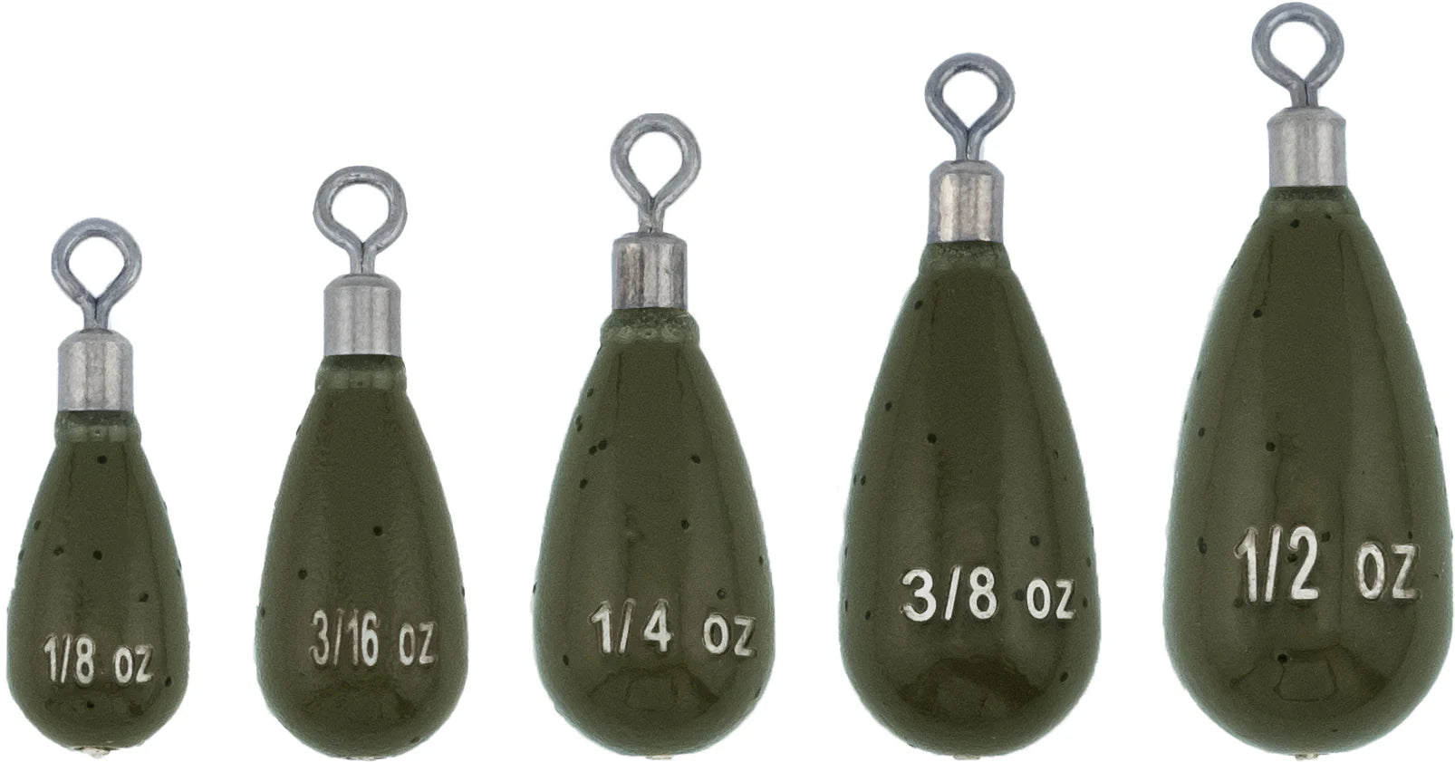 Departure Outdoors Tungsten Free Rig Weights 5 Pack