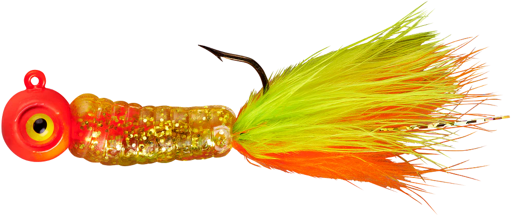 Lindy Fuzz E Grub Pre Rigged Hair Tail Soft Grub 2 pack