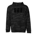 STLHD Mens Black Water Black Camo Standard Hoodie