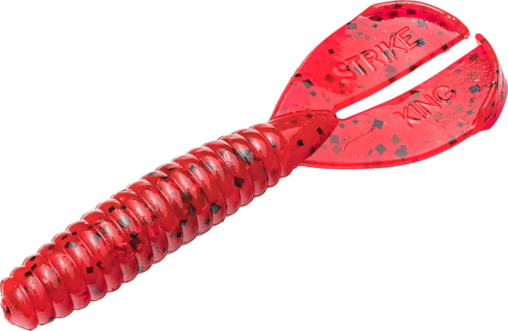 Strike King Twin Tail Rage Menace 35 inch Soft Plastic Grub 8 pack