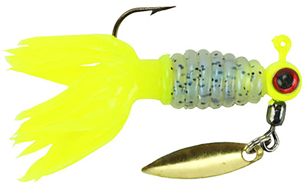 Mr Crappie Sausage Head Jig Pre Rigged w Crappie Thunder Soft Plastic