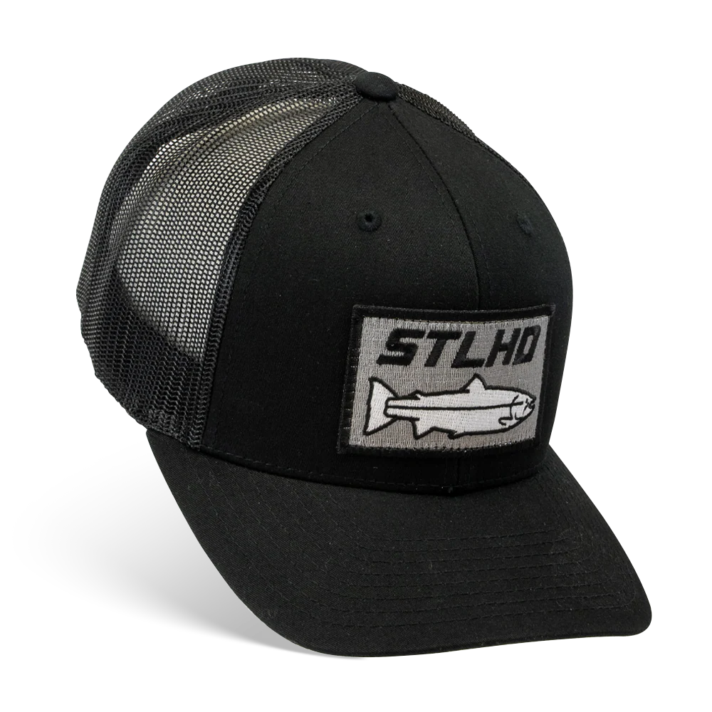 STLHD Chehalis Snapback Black Trucker Hat