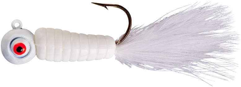 Lindy Fuzz E Grub Pre Rigged Hair Tail Soft Grub 2 pack