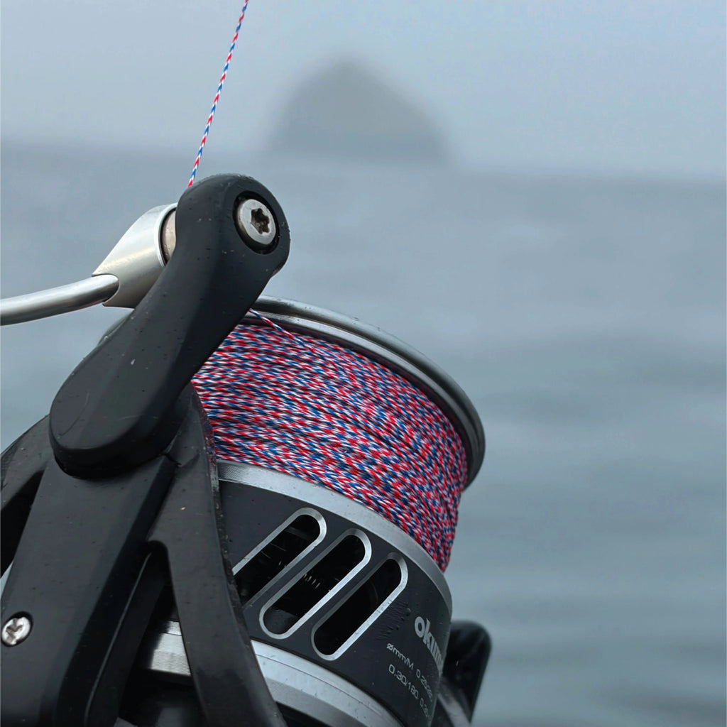 ProBraid NoFade Red White Blue Braded Line 300 Yard Filler Spool