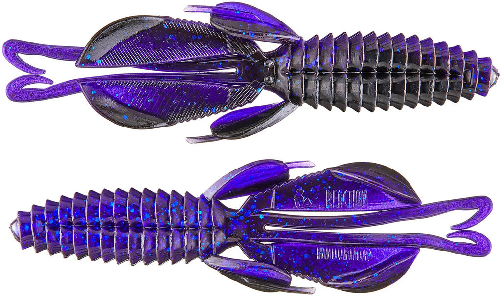 Reaction Innovations Kinky Beaver 5 inch Soft Plastic Creature Bait 7 pack