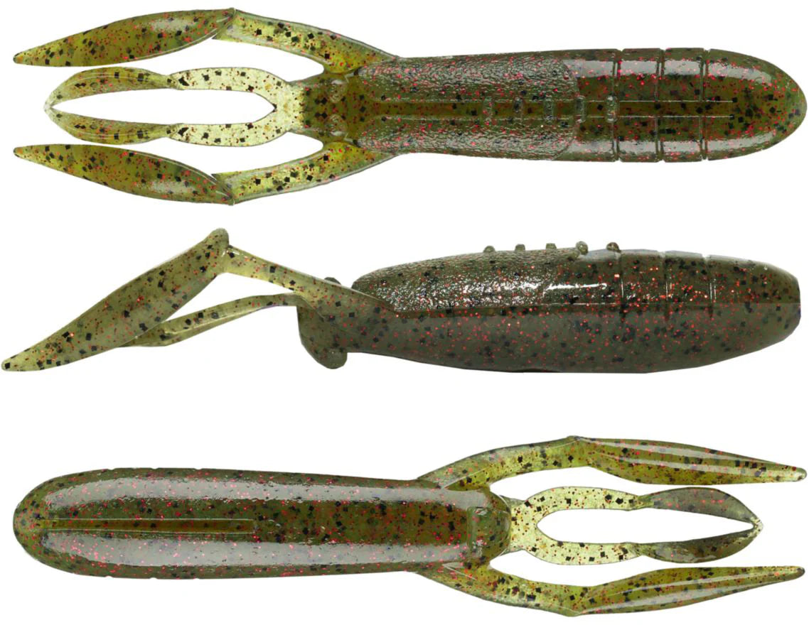 Keitech Glide Camaron 35 Inch Soft Plastic Craw 6 Pack