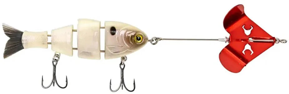Bucca Buzzing Baby Bull Shad Jointed Swimbait Buzzbait Combo 375 Inch