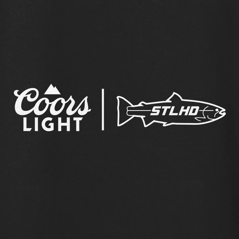 STLHD Mens X Coors Light Throwback Premium Hoodie