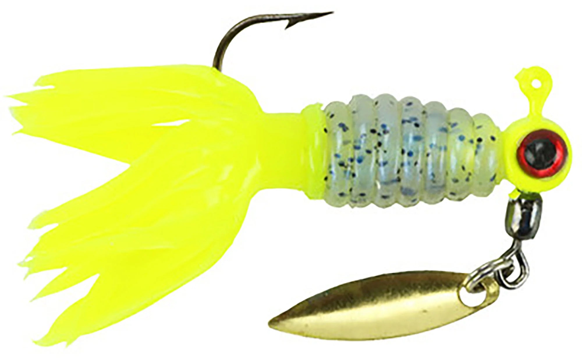 Mr Crappie Sausage Head Jig Pre Rigged w Crappie Thunder Soft Plastic
