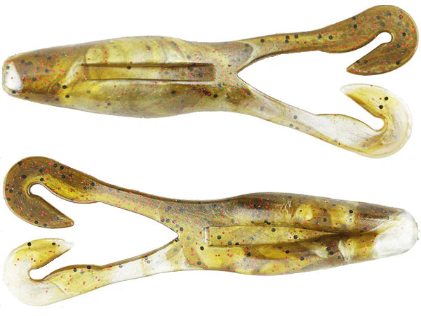 Gambler Buzzn Cane Toad 4 1 4 inch Soft Plastic Frog 5 pack