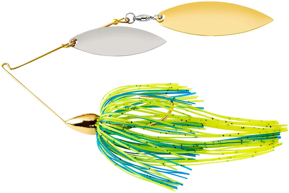 War Eagle Double Willow Gold Frame Spinnerbait 1 2 oz