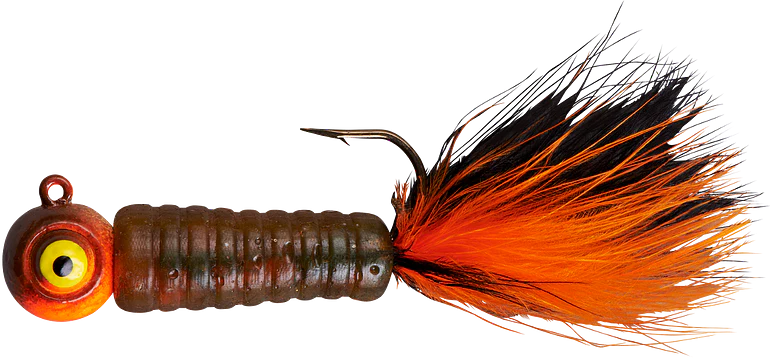 Lindy Fuzz E Grub Pre Rigged Hair Tail Soft Grub 2 pack