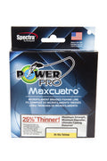 Power Pro Maxcuatro Spectra Hi Vis Yellow Braided Line