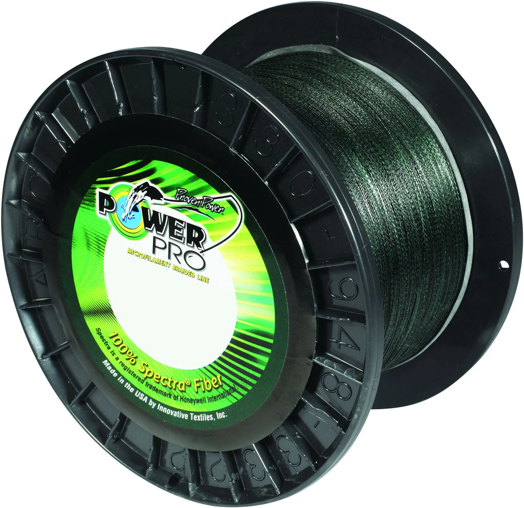Power Pro Spectra Moss Green Braided Line 3000 yard Bulk Spool