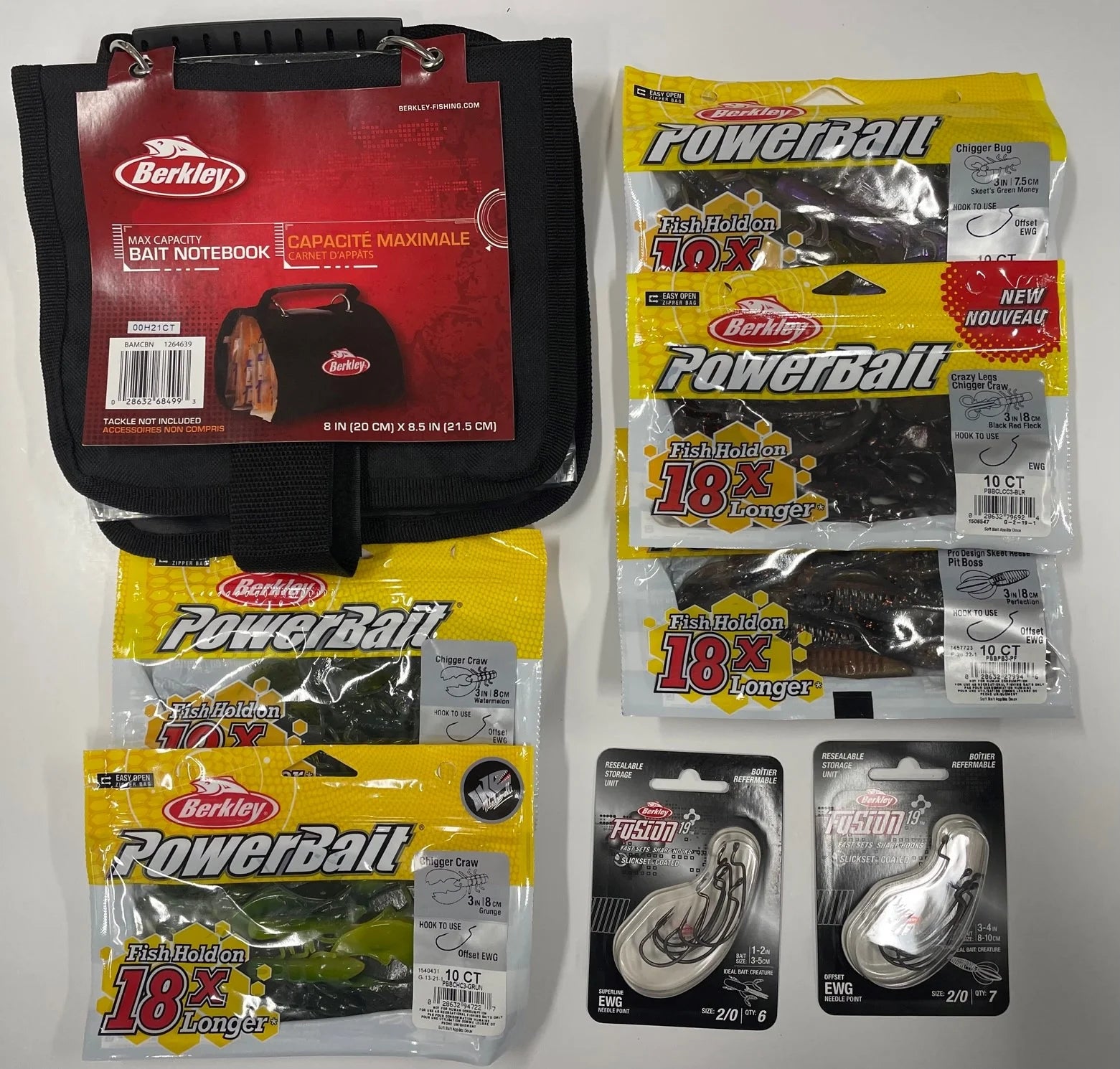 Berkley PowerBait Creatures n Craws 3 inch Essentials Kit