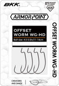 BKK Armor Point Offset Wide Gap HD Worm Hooks