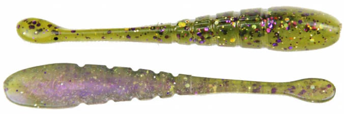 Xzone Pro Series Finesse Slammer 3 1 4 inch Drop Shot Bait 10 pack