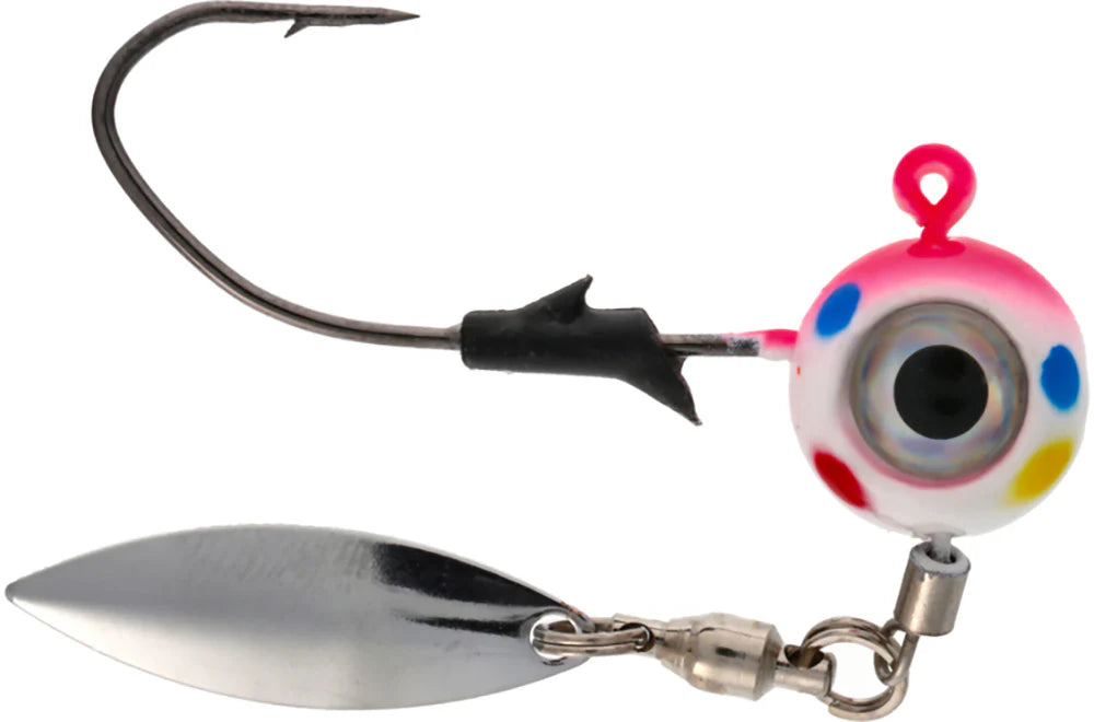 Eagle Claw Lazer Pro V Eagle Eye Underspin Ball Jighead 2 Pack