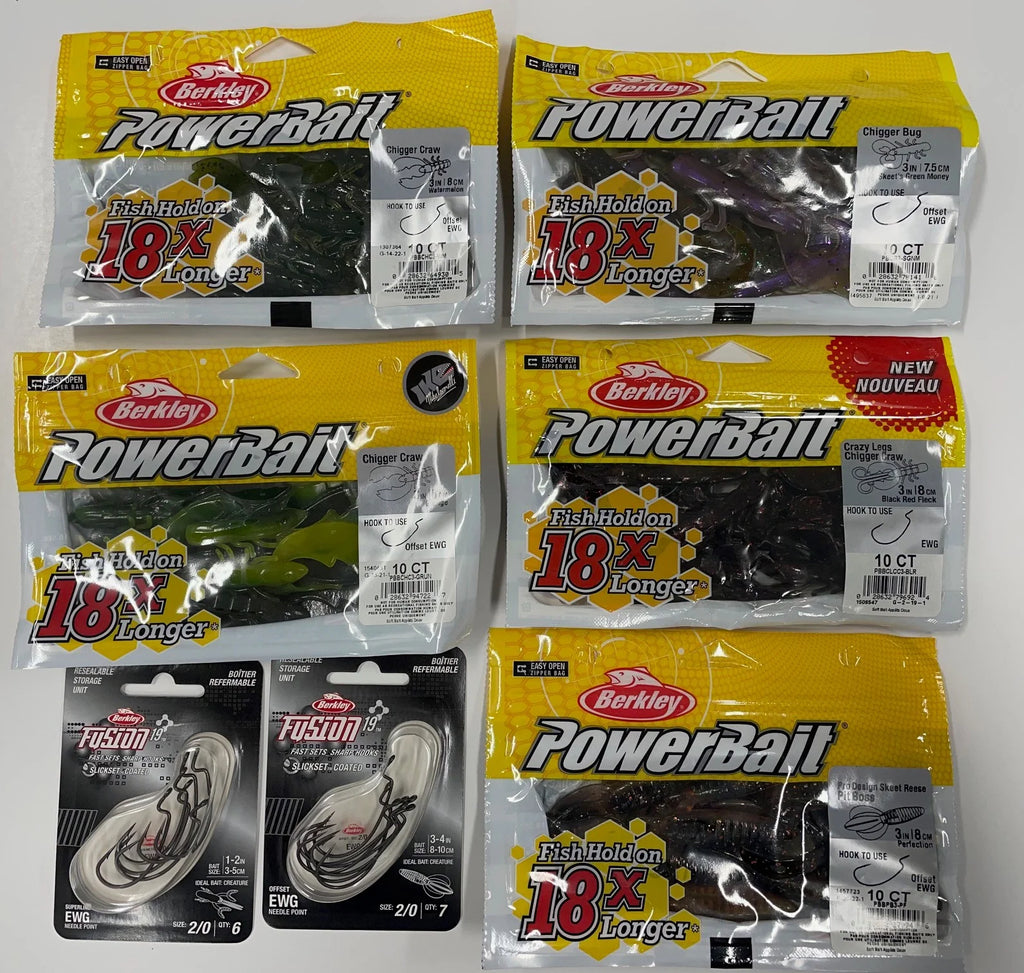 Berkley PowerBait Creatures n Craws 3 inch Essentials Kit