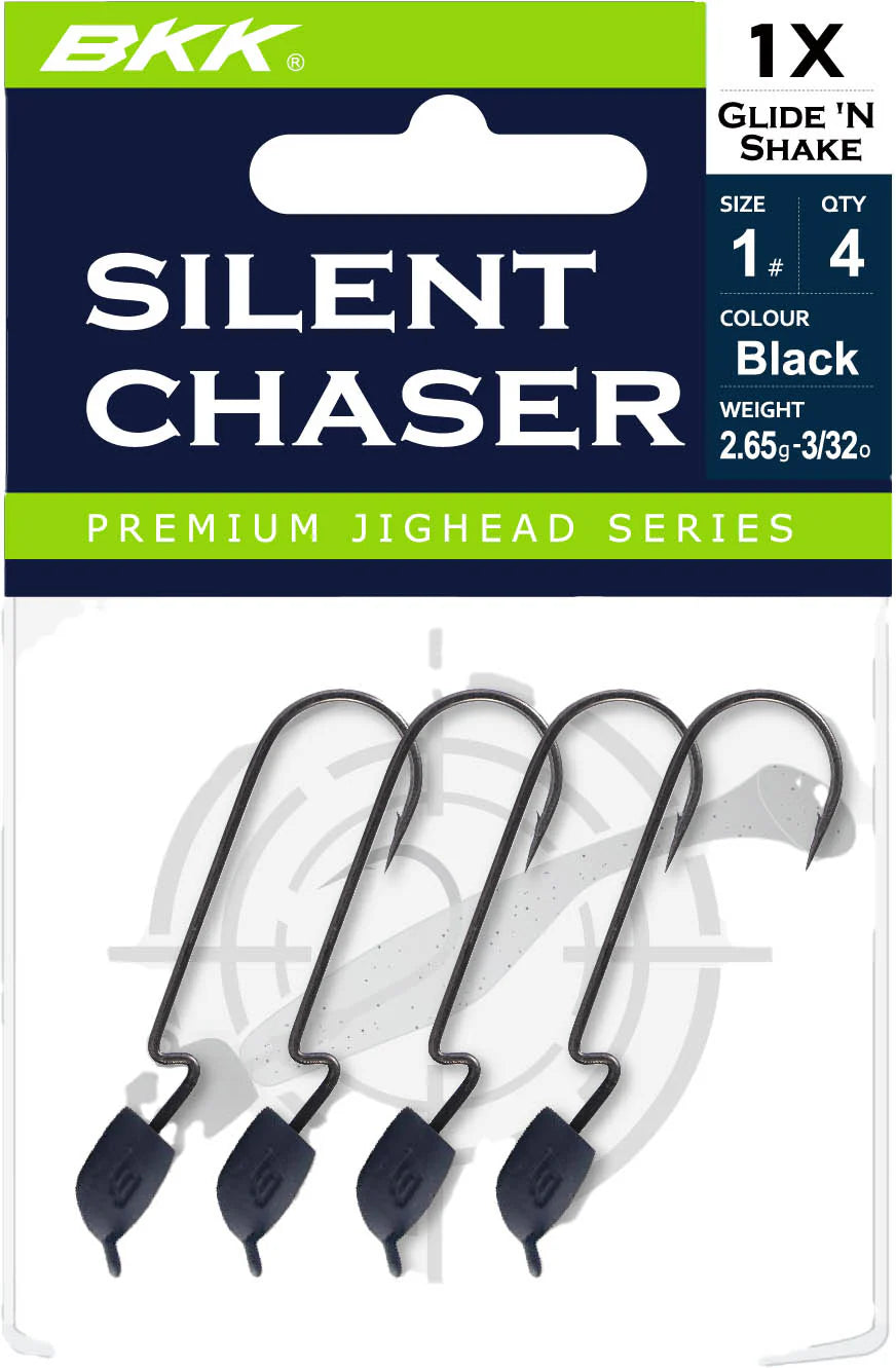 BKK Silent Chaser Glide N Shake Jig Heads
