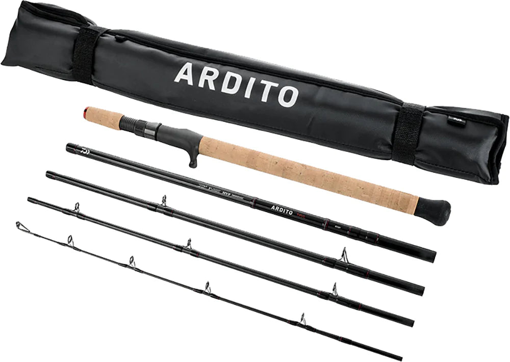 Daiwa Ardito Muskie Travel Casting Rods 5 Piece
