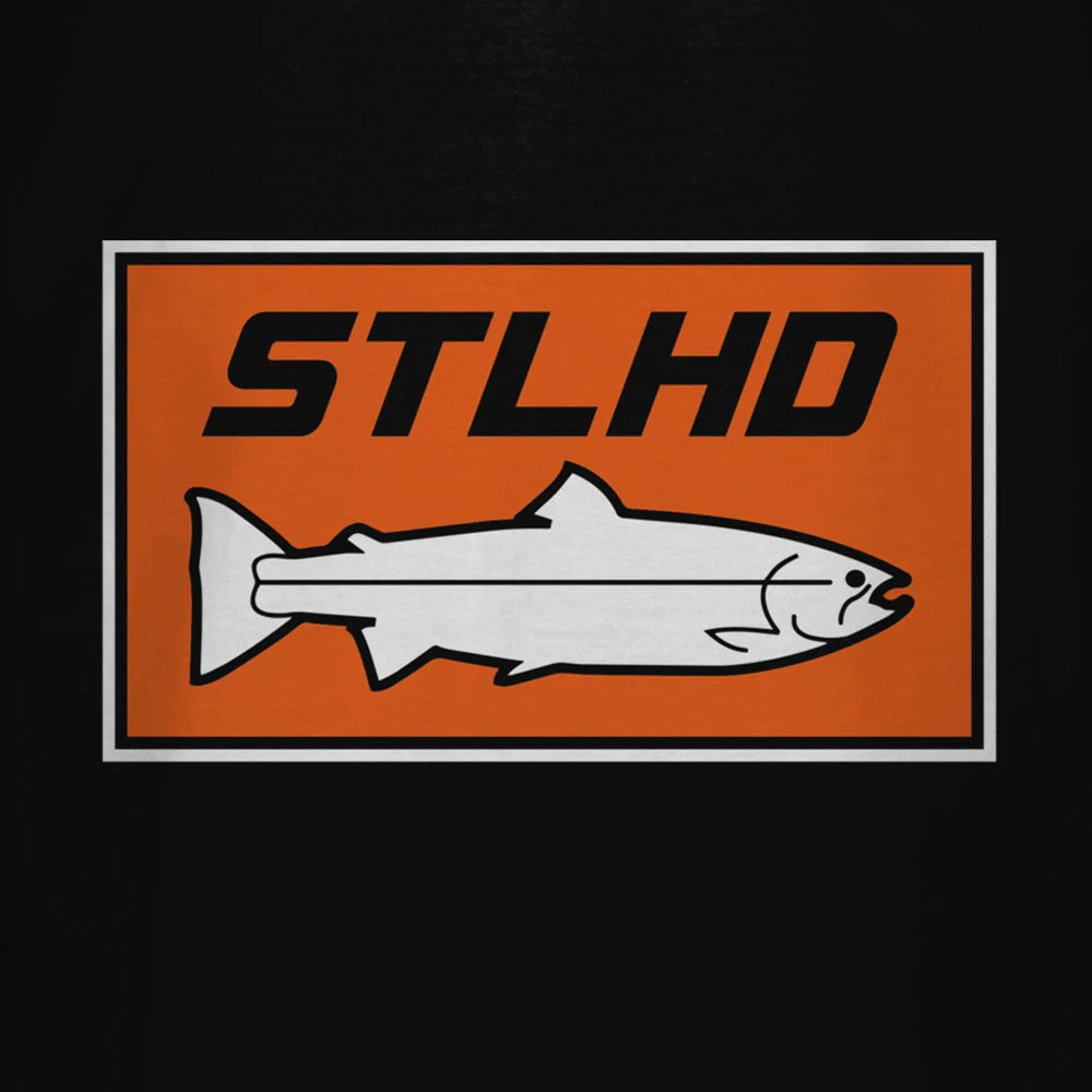 STLHD Mens Standard Logo Black T Shirt