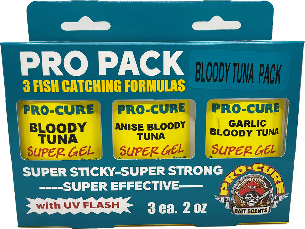 Pro Cure Pro Pack Three Fish Catching Formulas