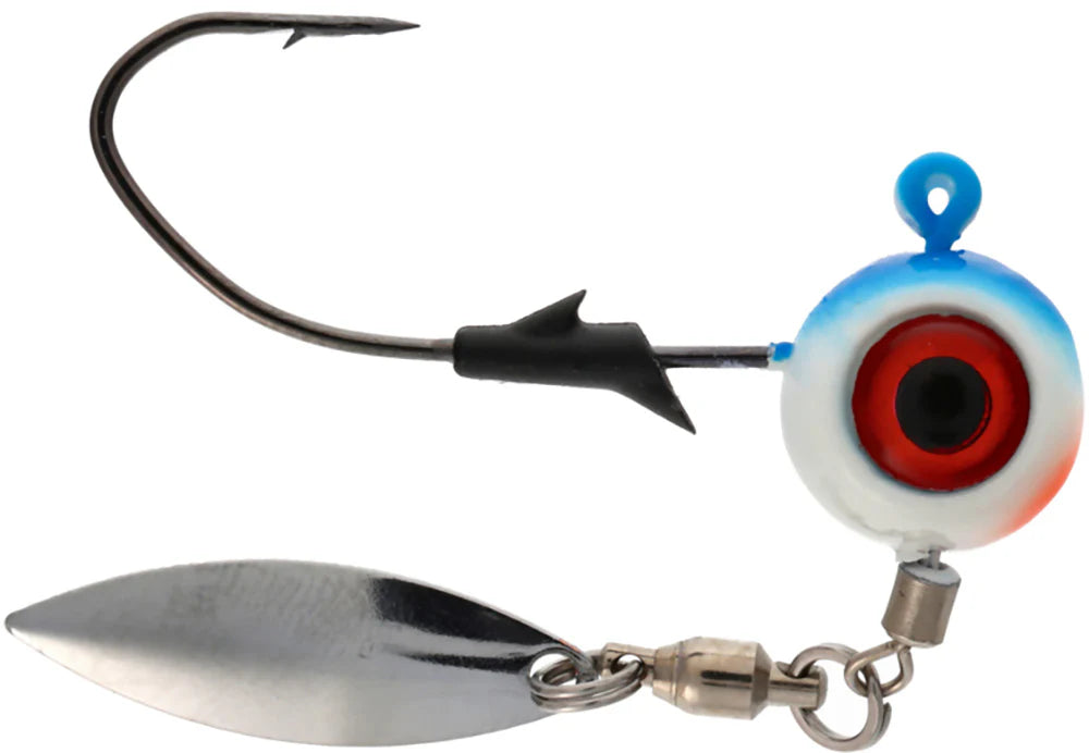 Eagle Claw Lazer Pro V Eagle Eye Underspin Ball Jighead 2 Pack