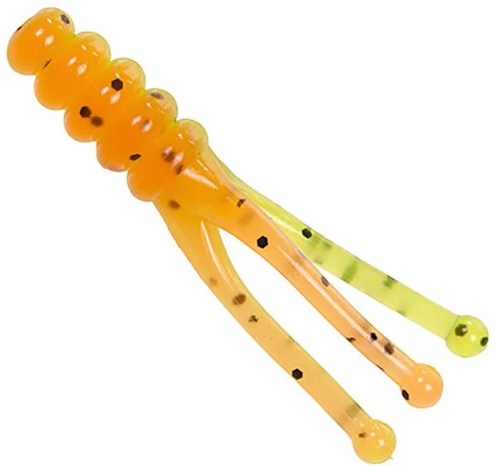Mr Crappie Joker Triple Tail Soft Plastic Grub 15 pack