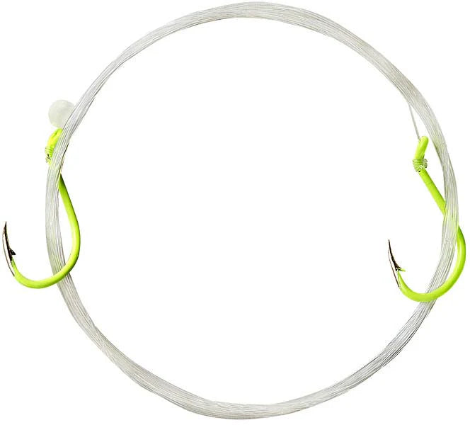 Lindy Rig Snell Crawler 2 Hook Bait Rig 4 pack