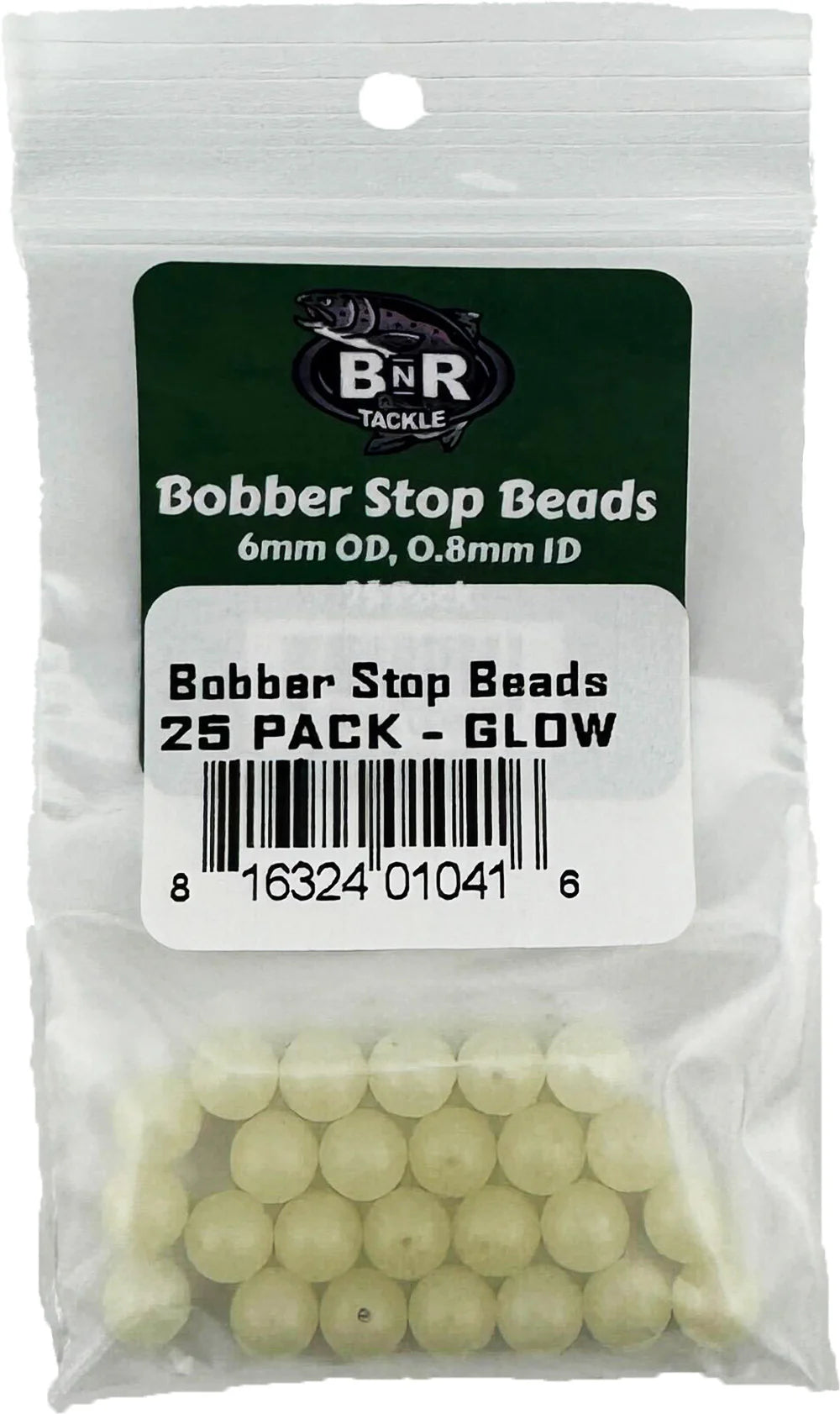 BnR Tackle Bobber Stop Beads 25 Pack