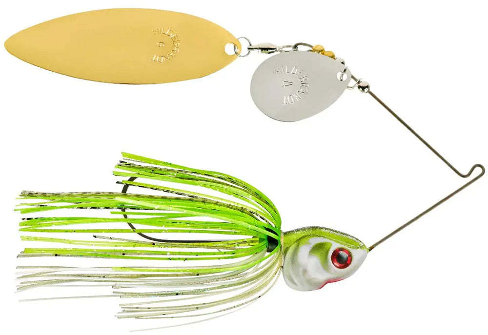 Booyah Covert Series Tandem Colorado Willow Spinnerbait 3 8 oz