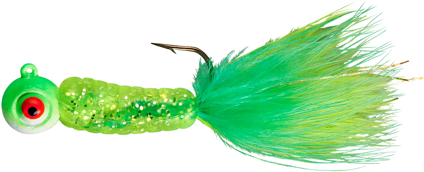 Lindy Fuzz E Grub Pre Rigged Hair Tail Soft Grub 2 pack