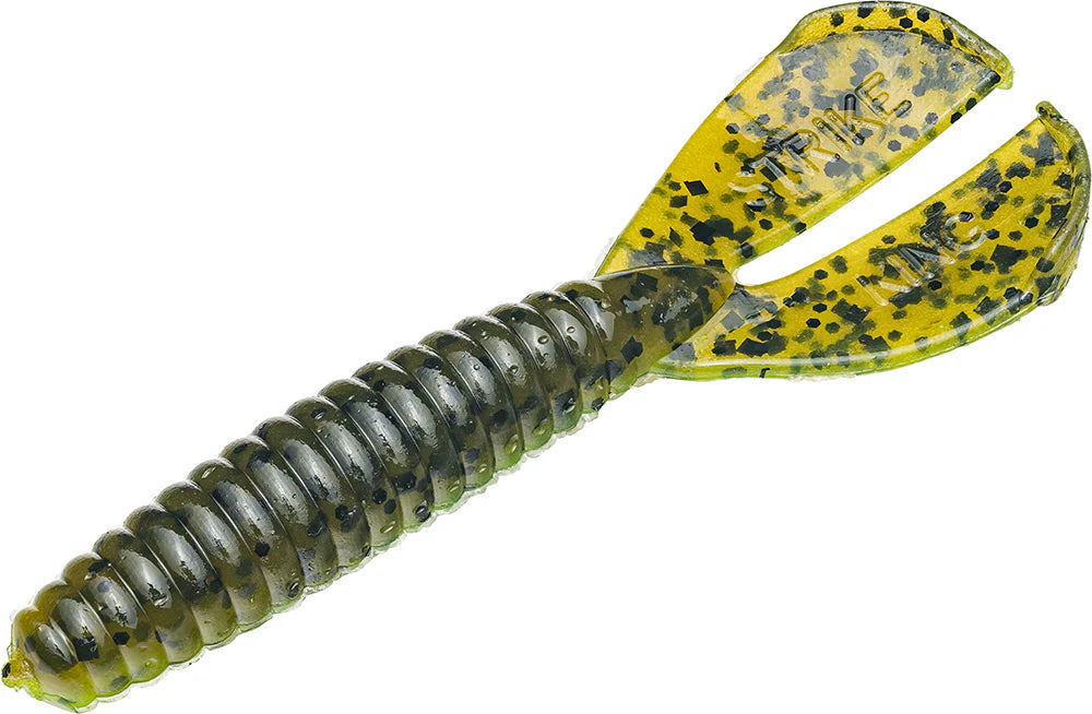 Strike King Twin Tail Rage Menace 35 inch Soft Plastic Grub 8 pack