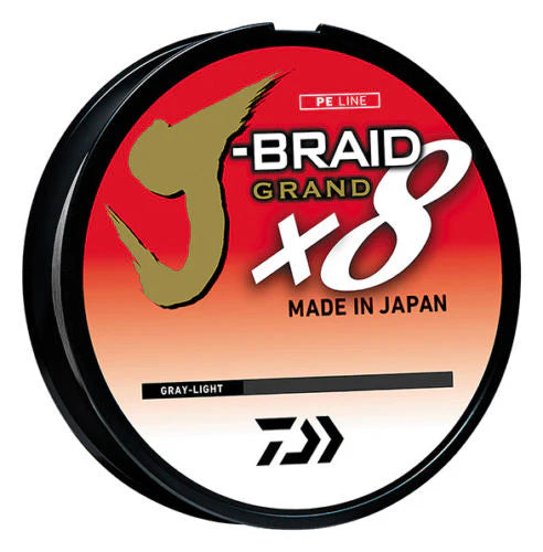 Daiwa J Braid Grand x8 Gray Light Braided Line