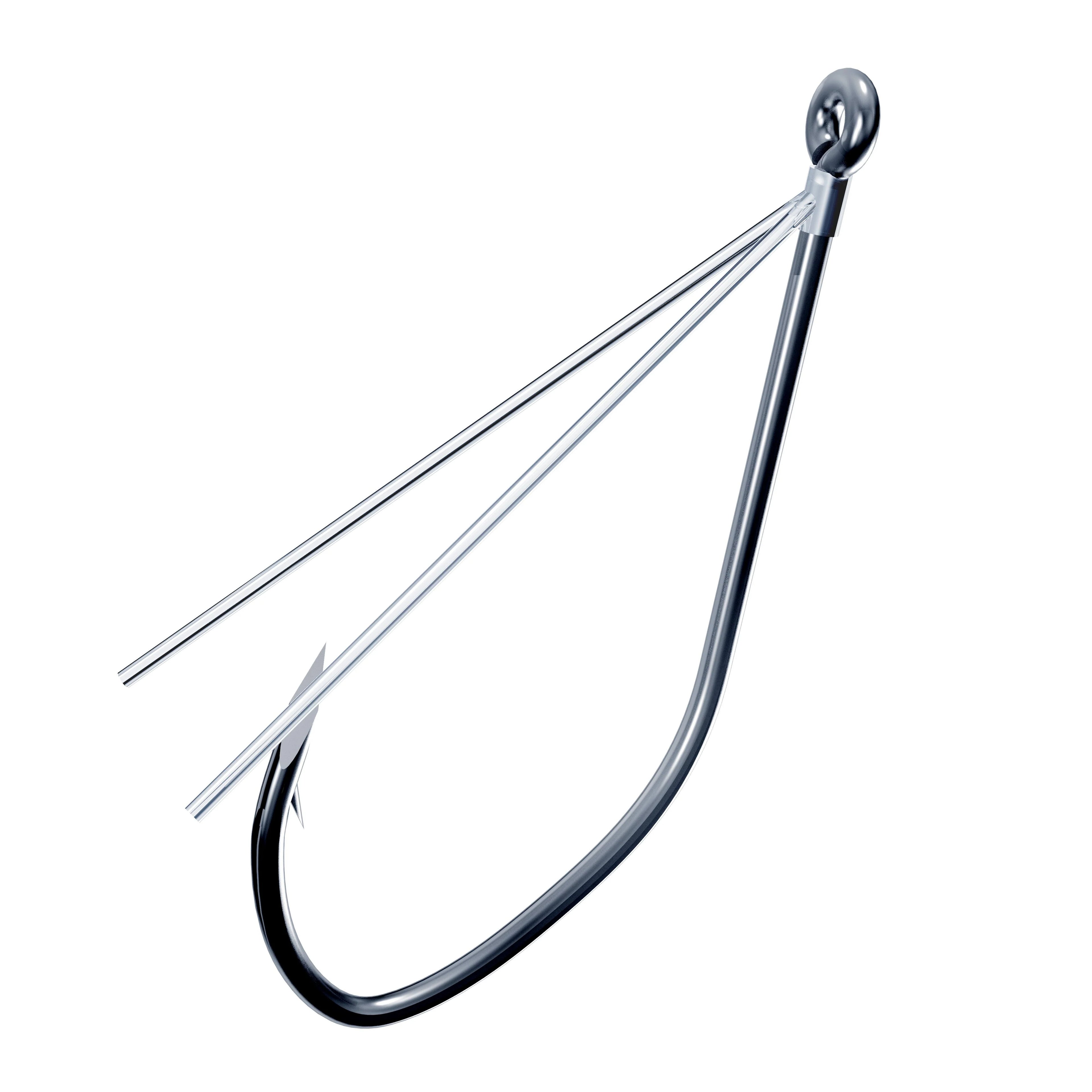 Eagle Claw Trokar TK137W Weedless Finesse Hook 6 Pack