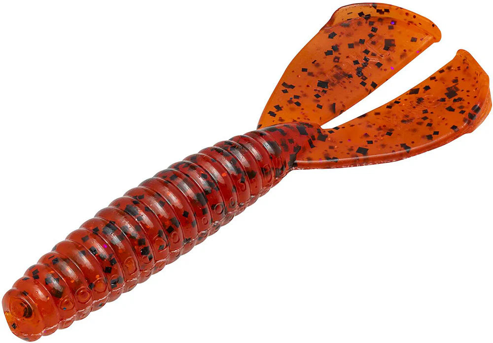 Strike King Twin Tail Rage Menace 35 inch Soft Plastic Grub 8 pack