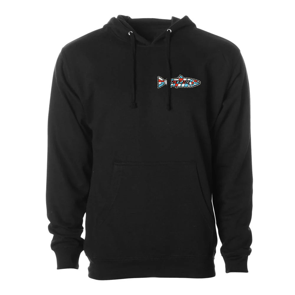STLHD Mens Saint Sasquatch Black Standard Hoodie