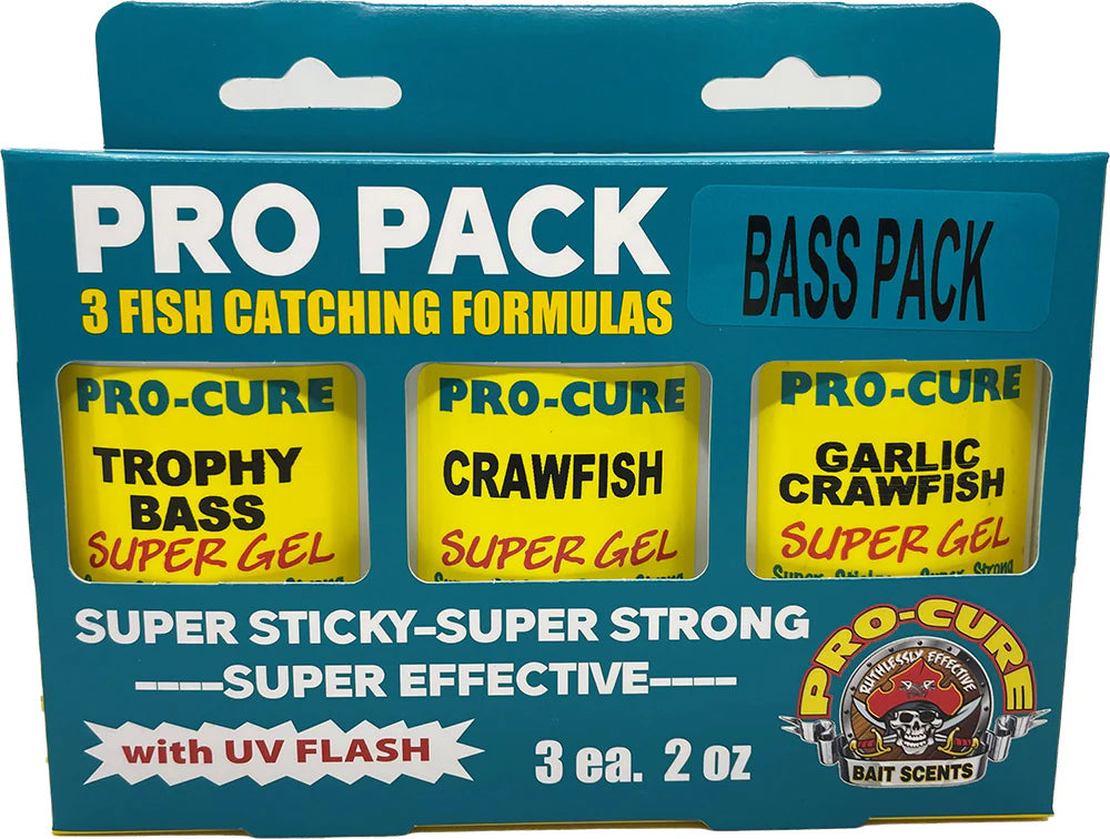 Pro Cure Pro Pack Three Fish Catching Formulas