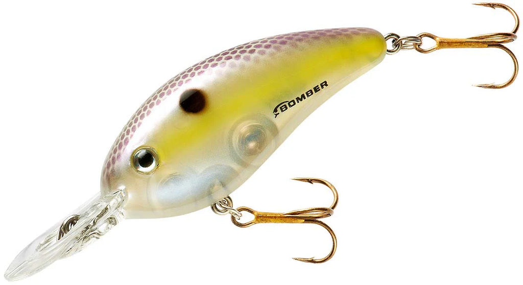 Bomber Fat Free Shad Guppy 2 3 8 inch Shallow Medium Diving Crankbait