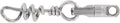 SPRO Brass Heavy Swivel w Corkscrew NS Black Finish