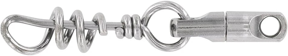 SPRO Brass Heavy Swivel w Corkscrew NS Black Finish