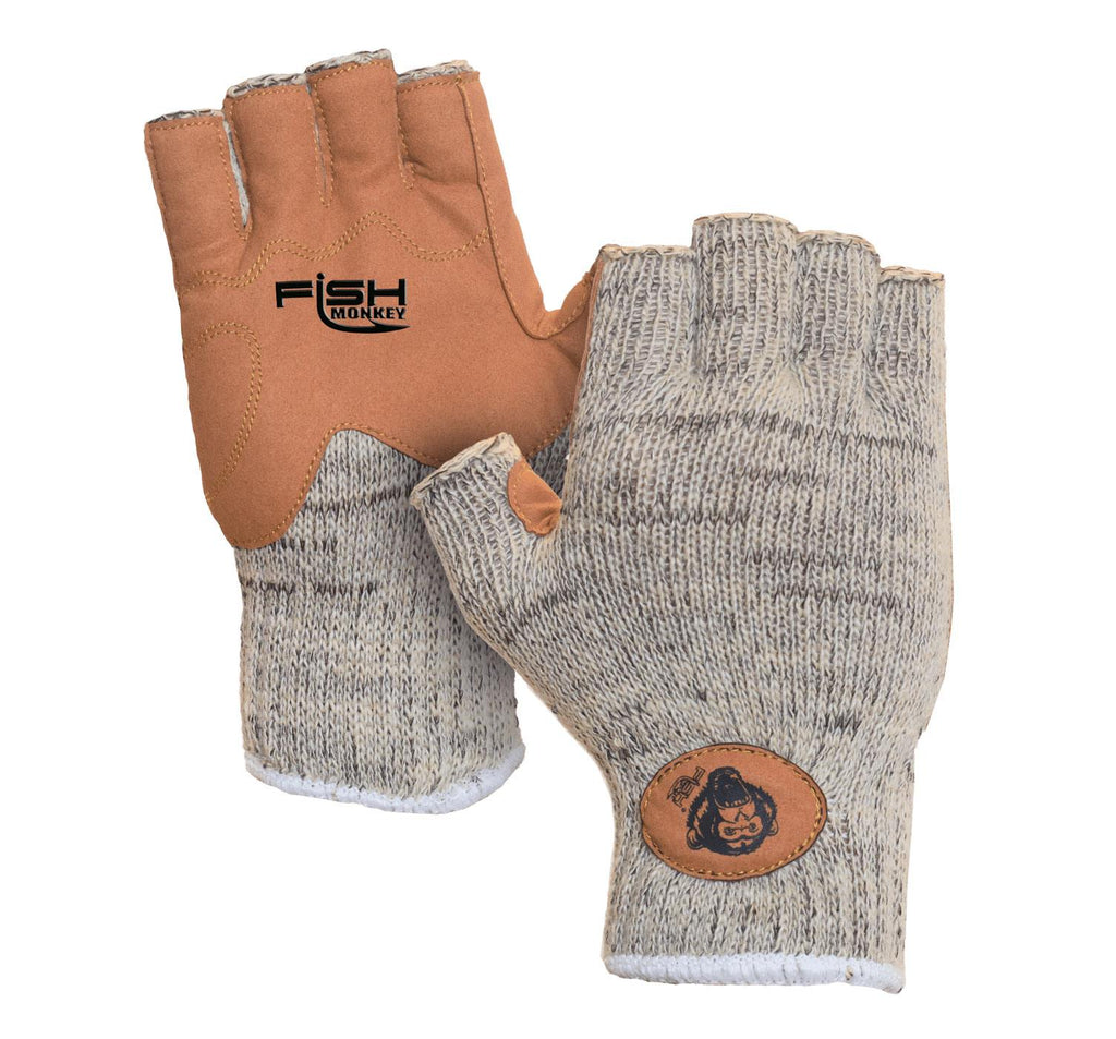 Fish Monkey Wooly Half Finger Wool Fishing Tech Gloves