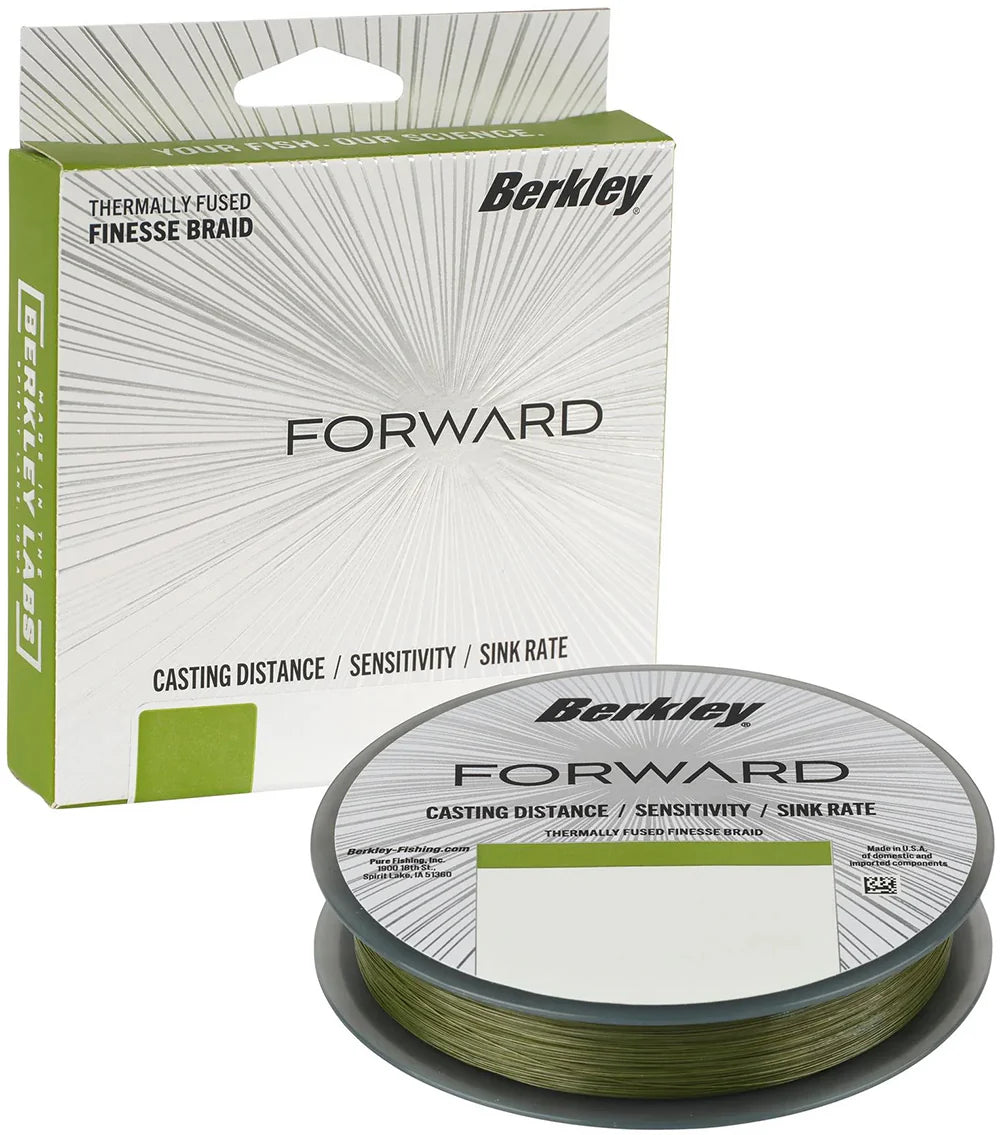 Berkley Forward Finesse Low Vis Green Braid 150 Yard Spool
