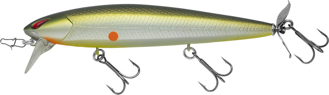 Nories Laydown Minnow Wake Prop Plus Topwater Walker Prop Bait 45 Inch