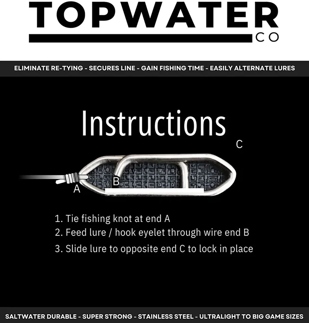 Topwater Co Speed Clips Sample Pack 8 Pack