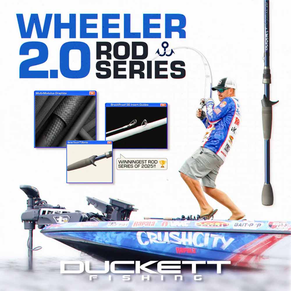 Duckett Fishing Jacob Wheeler Signature Series Spinning Rods